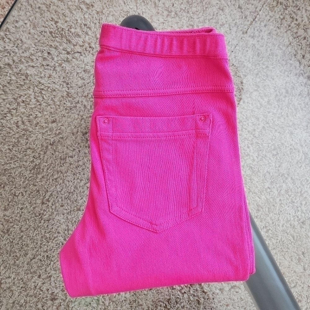 HUE | Hot Pink Jeggings | NWT - Picture 2 of 5
